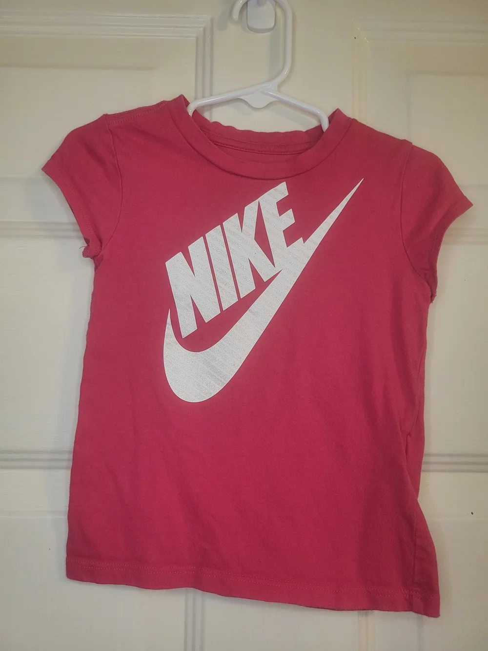 Nike Kids' Pink Logo Tee